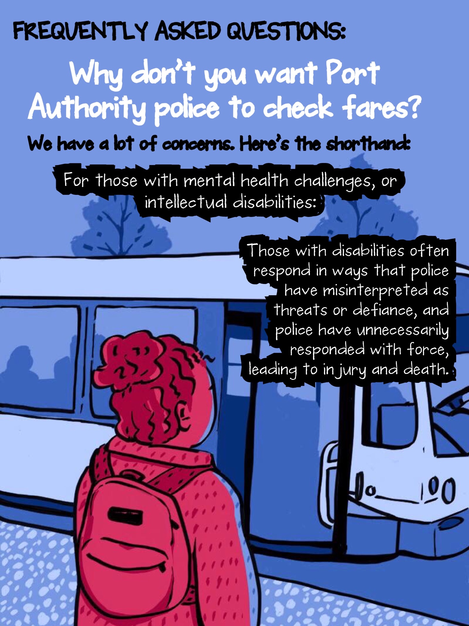 mental health - FAQ about Port Authority's Proposed "Proof of Payment" Fare Enforcement