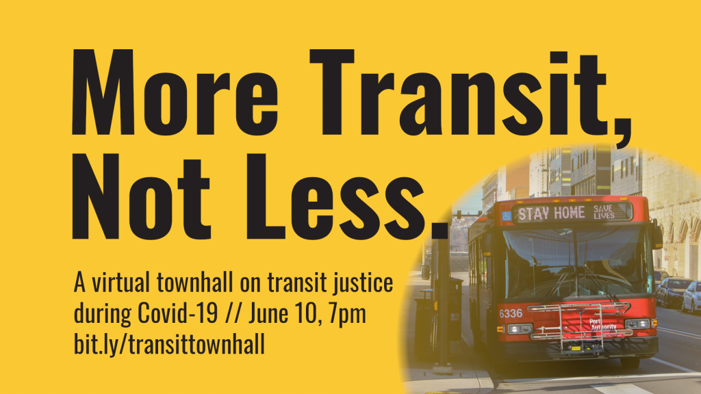 More Transit not Less townhall facebook event image 2 1024x576 - More, Not Less: Transit Justice Townhall on Port Authority's Covid-19 Response