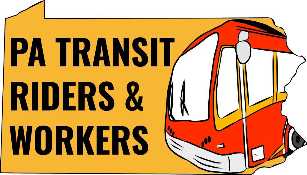 pa transit rider and worker logo 1024x585 - 300 Riders & Workers Across PA Join Transit Crisis Talk w Sen. Bob Casey