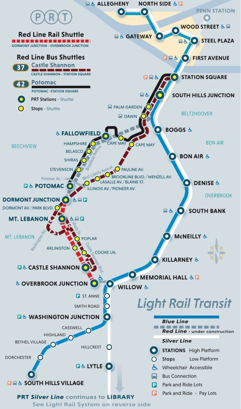 Pgh Linea South Hills Riders Learn to Get Around Without the Red Line this Summer ...