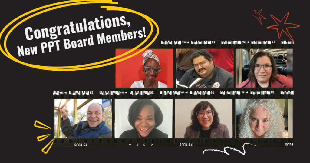 Congratulations, New PPT Board Members!